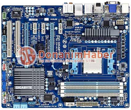 Gigabyte GA-A75-UD4H Socket FM1 Motherboard Pictured – AMD Llano