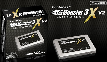 PhotoFast GMonster3 XV2 SATA III 6Gbps SSD Announced