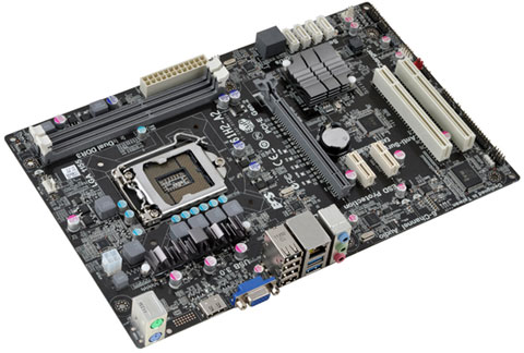 ECS H61H2-A2 Black Deluxe Motherboard