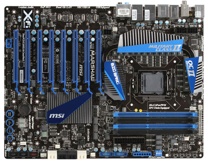 MSI’s Next-Gen Intel P67 Flagship Motherboard Arrives  Big Bang Marshal (B3 Stepping)