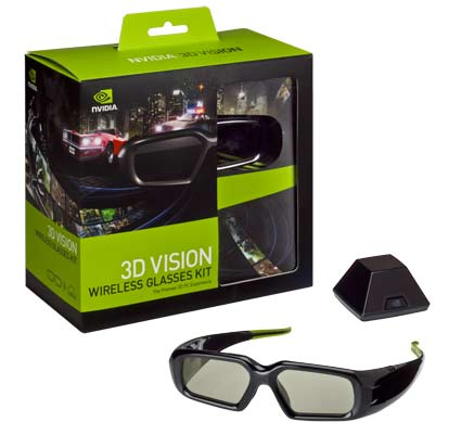 NVIDIA 3D Vision wireless glasses kit