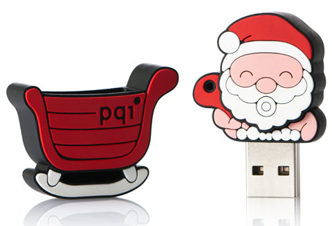 PQI Releases Santa Claus USB Flash Drive – Christmas Time Already?