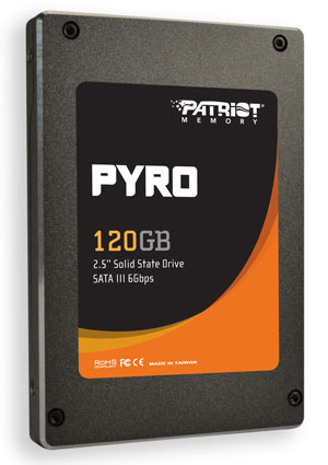 Patriot Memory Announces Pyro SATA III SSD – SandForce SF-2281