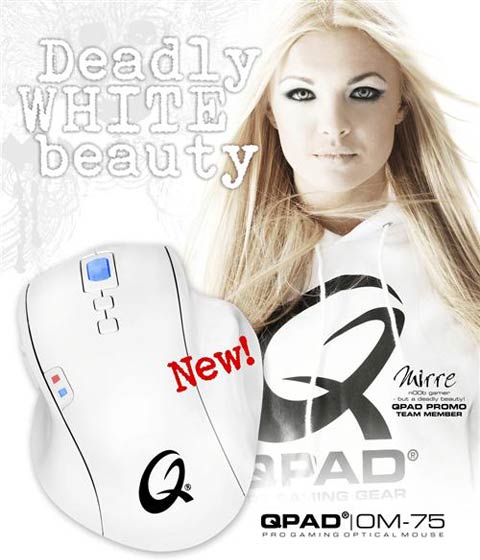 QPAD Launches OM-75 Pro Gaming Optical Mouse w/ 7 Buttons