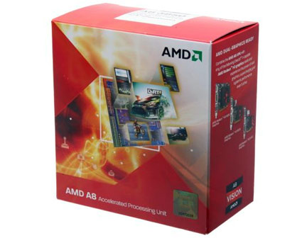AMD A8-3850 2.9GHz Llano APU Box