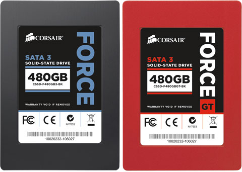 Corsair Now Offers 180GB and 480GB Force Series SSDs