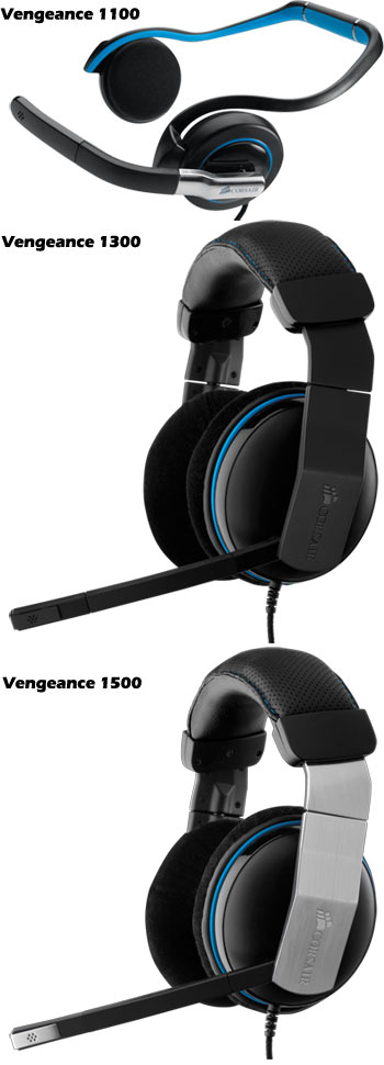 Corsair Announces New Vengeance Gaming Headsets