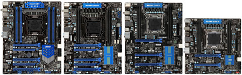 MSI Big Bang XPower 2 Intel X79 Motherboard Pictured