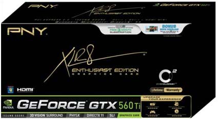 PNY XLR8 GeForce GTX 560 Ti OC2