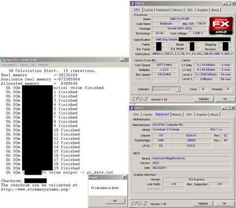 AMD FX-8130P Bulldozer Processor Super Pi