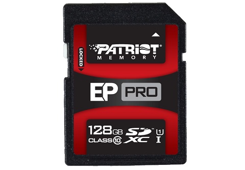 Patriot Memory Announces EP Pro UHS-1 Compatible SDXC/SDHC Memory Cards