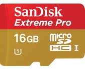 SanDisk Extreme Pro microSDHC UHS-I card