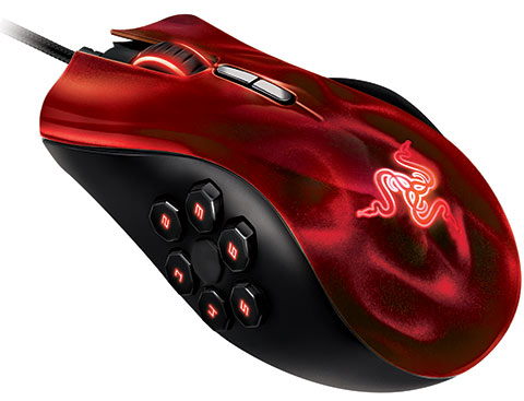 Razer Naga Hex Wraith Red Gaming Mouse