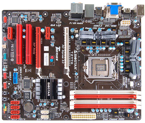 Biostar TZ77A motherboard