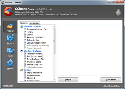 CCleaner v3.17 Released For Download