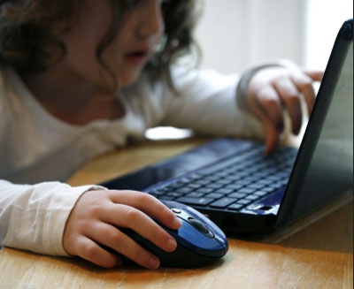 Child On Laptop