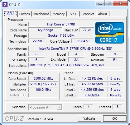 CPU-Z 1.61 Released for Download