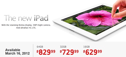 Verizon Wireless To Offer New Apple iPad w/ 4G LTE On March 16