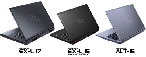 MAINGEAR Updates eX-L 15, eX-L 17 and LT-15 Notebooks