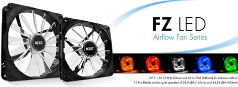 NZXT Announces New High Performance Fans — FZ Series