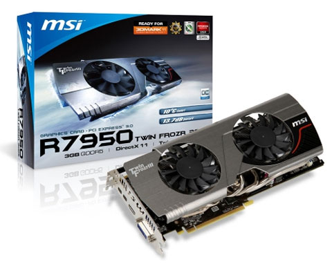 MSI Announces the R7950 Twin Frozr 3GD5/OC Graphics Card