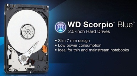 WD Announces Sorpio Blue 7mm 2.5-inch Hard Drives