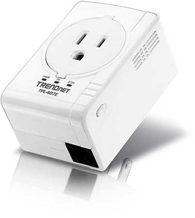 TRENDnet Launches Smallest 500 Mbps Powerline Adapter w/ Power Outlet