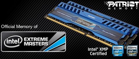 Patriot Memory Launches Intel Extreme Masters Memory Kits