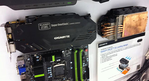 Gigabyte WINDFORCE 5X and WINDFORCE 3X GPU Coolers at Computex