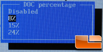 MSI Wind U100 DOC Percentage