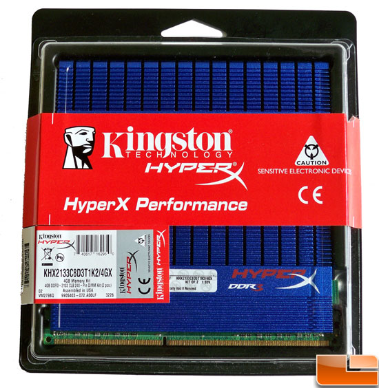 Kingston HyperX DDR3 4GB 2133MHz Memory Review