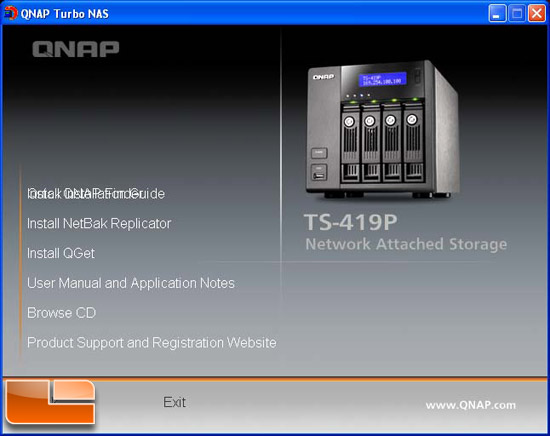 QNAP TS419P Setup