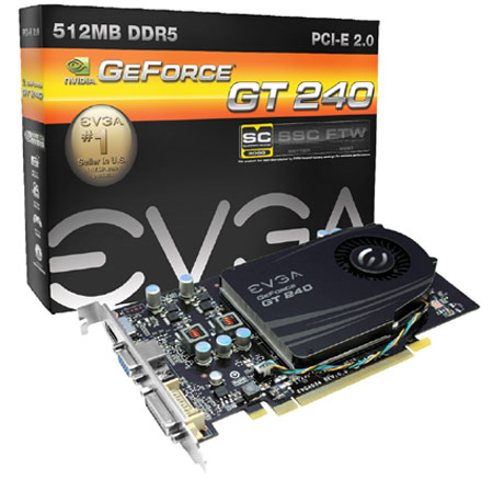 EVGA GeForce GT 240 Reference Card