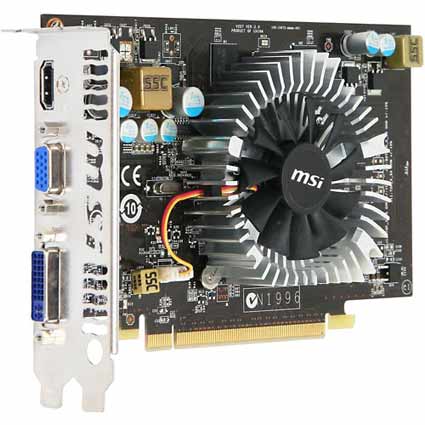 MSI GeForce GT 240 Reference Card