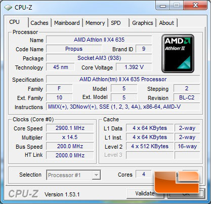 AMD Athlon II X4 635 2.9GHz Socket AM3 95W Quad-Core Processor