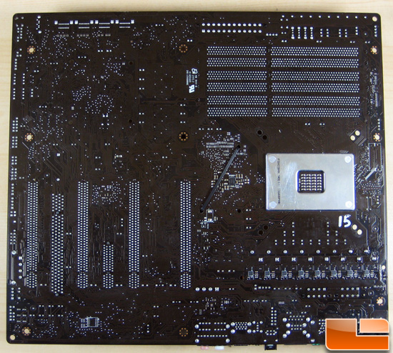 Asus Rampage III Extreme Back of PCB