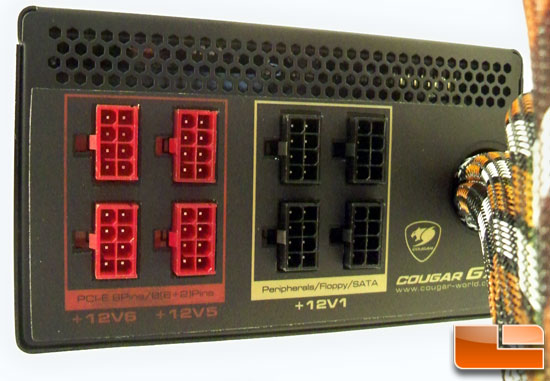 Cougar 1080GX Power Supply Connections