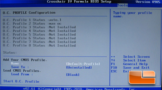 ASUS Crosshair IV Formula BIOS