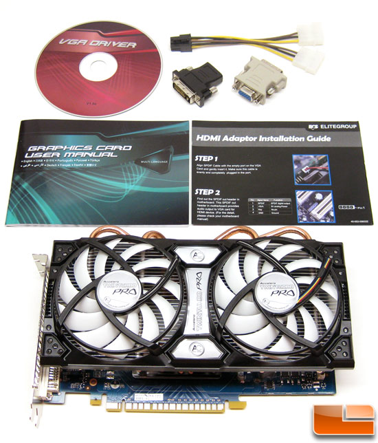 ECS GeForce GTS 450 Black Video Card Retail Bundle