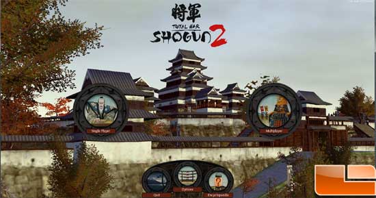 Gigabyte GeForce GTX 560 OC Video Card Total War: Shogun 2 Splash Screen