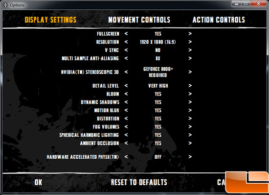 Gigabyte GeForce GTX 560 OC Video Card Batman AA Settings