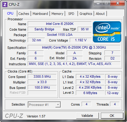 Corsair Dominator Stock CPUZ
