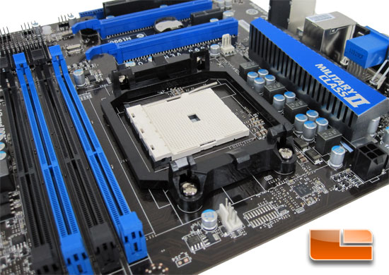 MSI A75MA-G55 AMD APU Motherboard Layout