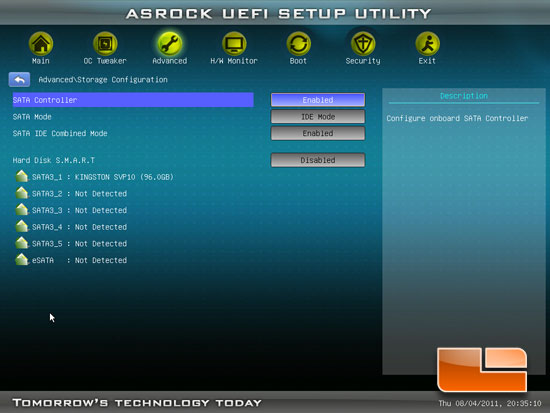 ASRock A75 Pro4 UEFI BIOS Setup