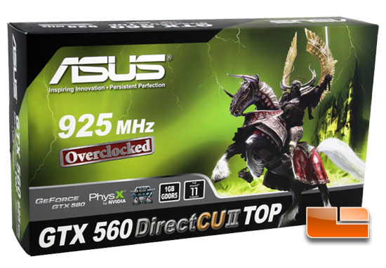 ASUS GeForce GTX 560 DirectCU II TOP Video Card Review