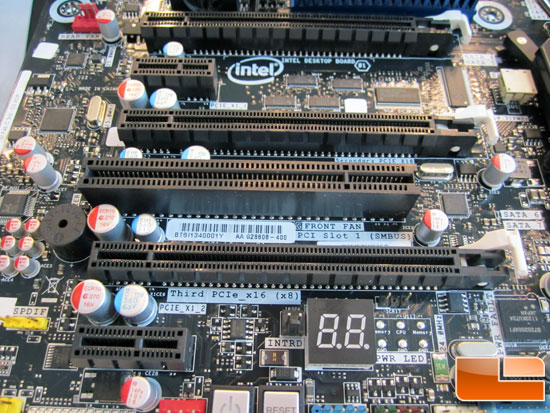 Intel DX79SI Motherboard PCI Slots