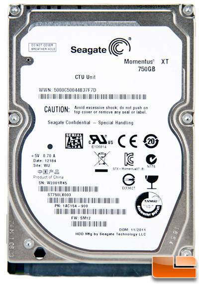 Seagate Momentus XT 750GB