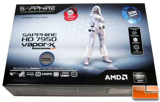 Sapphire HD7950 Vapor-X Card Retail Box