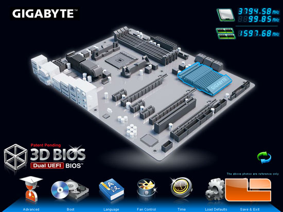 GIGABYTE 3D UEFI BIOS