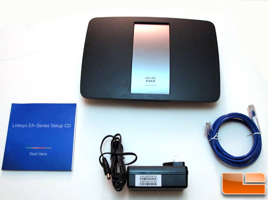 Cisco Linksys EA6500 Smart Wi-Fi Router Box Contents